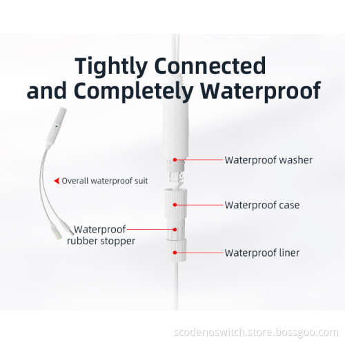 CCTV IP Camera Waterproof PoE Splitter 48V to 12V